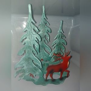 Homco , elk centerpiece